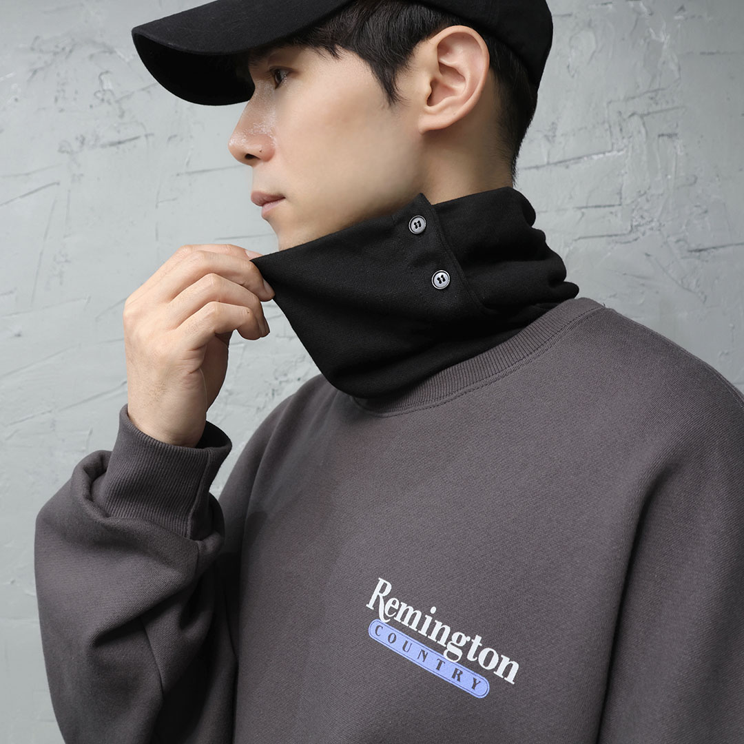 High Neck Button Warmer 5167